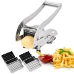 Anubhav Janni French Fries Chipser Ss Stainless Steel Cutter Manual Potato Vegetable Slicer Chips Snacks Handy Cutter Machine Salad Chopper Chips Snacks Fingers Kitchen Home (Pack Of 1 Pcs)