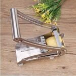 Anubhav Janni French Fries Chipser Ss Stainless Steel Cutter Manual Potato Vegetable Slicer Chips Snacks Handy Cutter Machine Salad Chopper Chips Snacks Fingers Kitchen Home (Pack Of 1 Pcs) - Image 2