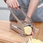 Anubhav Janni French Fries Chipser Ss Stainless Steel Cutter Manual Potato Vegetable Slicer Chips Snacks Handy Cutter Machine Salad Chopper Chips Snacks Fingers Kitchen Home (Pack Of 1 Pcs) - Image 8