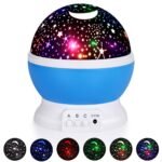 Anubhav Janni Star Master Romantic Sky Night Light Projector Children Kids Baby Home Room Decoration Design Moon For Bedroom Projector Room Dreams Lamp Bedroom Décor (Pack Of 1 Pcs)