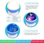 Anubhav Janni Star Master Romantic Sky Night Light Projector Children Kids Baby Home Room Decoration Design Moon For Bedroom Projector Room Dreams Lamp Bedroom Décor (Pack Of 1 Pcs) - Image 3