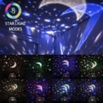 Anubhav Janni Star Master Romantic Sky Night Light Projector Children Kids Baby Home Room Decoration Design Moon For Bedroom Projector Room Dreams Lamp Bedroom Décor (Pack Of 1 Pcs) - Image 4
