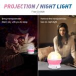 Anubhav Janni Star Master Romantic Sky Night Light Projector Children Kids Baby Home Room Decoration Design Moon For Bedroom Projector Room Dreams Lamp Bedroom Décor (Pack Of 1 Pcs) - Image 5