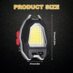 Anubhav Janni Cob Keychain Light With Cigarette Lighter Cob Led Flashlight Lumen Rechargeable Mini With Bottle Opener Camping Hiking Outdoor Use cob Light (Pack Of 1 Pcs) - Image 2