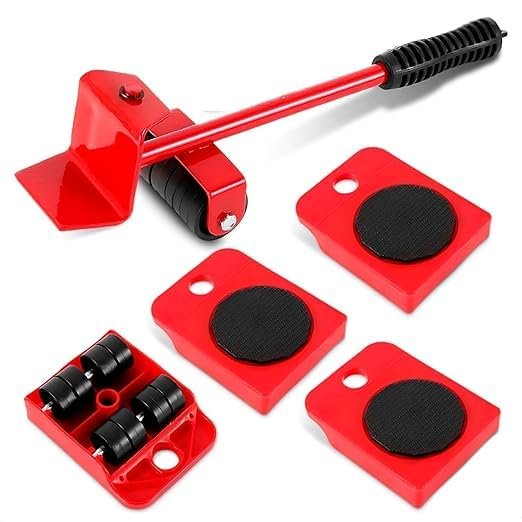 Anubhav Janni Furniture Lifter Moving Tools Mover Tool Set Heavy Duty Shifting Lifting Wheel Pads Easy Safe Moving Suitable Sofas Wheels Furniture Rollers Bed Tool Home (Pack Of 1 Pcs) Anubhav Janni Furniture Lifter Moving Tools Mover Tool Set Heavy Duty Shifting Lifting Wheel Pads Easy Safe Moving Suitable Sofas Wheels Furniture Rollers Bed Tool Home (Pack Of 1 Pcs) - Image 1