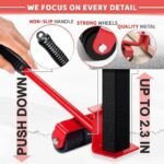 Anubhav Janni Furniture Lifter Moving Tools Mover Tool Set Heavy Duty Shifting Lifting Wheel Pads Easy Safe Moving Suitable Sofas Wheels Furniture Rollers Bed Tool Home (Pack Of 1 Pcs) - Image 4