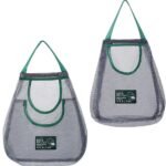Anubhav Janni Storage Mesh Bag Reusable Bags For Fruit And Vegetable Hanging Storage Kitchen Washable Hanging Bag Grocery Garlics Potatoes Onions Or Garbage (Pack Of 1 Pcs)