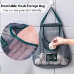 Anubhav Janni Storage Mesh Bag Reusable Bags For Fruit And Vegetable Hanging Storage Kitchen Washable Hanging Bag Grocery Garlics Potatoes Onions Or Garbage (Pack Of 1 Pcs) - Image 3