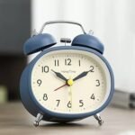 Anubhav Janni Rectangle Twin Bell Clock Alarm Loud Ringing Analog With Silent Non Ticking Movement Metal Bedroom Study Kids Heavy Sleepers Sound Bedroom Office (Pack Of 1 Pcs) - Image 2