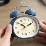 Anubhav Janni Rectangle Twin Bell Clock Alarm Loud Ringing Analog With Silent Non Ticking Movement Metal Bedroom Study Kids Heavy Sleepers Sound Bedroom Office (Pack Of 1 Pcs) - Image 4