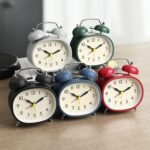 Anubhav Janni Rectangle Twin Bell Clock Alarm Loud Ringing Analog With Silent Non Ticking Movement Metal Bedroom Study Kids Heavy Sleepers Sound Bedroom Office (Pack Of 1 Pcs) - Image 5