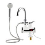 Anubhav Janni Water Heater Faucet Null Instant Electric Tankless Faucet Heater Rotation Hot Water LED Digital Display Fast Heating For Kitchen And Bathroom Kitchen  (Pack Of 1 Pcs)