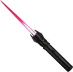 Anubhav Janni Jet Flame Lighter Butane Gas Refillable Windproof Torch Safety Lock and Adjustable Cool Lighters Metal Body Flame Lightsaber Design Visible Window Kitchen Outdoor (Pack Of 1 Pcs)