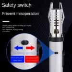 Anubhav Janni Jet Flame Lighter Butane Gas Refillable Windproof Torch Safety Lock and Adjustable Cool Lighters Metal Body Flame Lightsaber Design Visible Window Kitchen Outdoor (Pack Of 1 Pcs) - Image 8