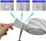 Anubhav Janni Window Screen Repair Kit Tape (2 Mtr) Strong Adhesive Waterproof Mosquito Net Patch Fiberglass Mesh Door Holes Tear Fix Fly Screen Covering Tears Holes Patch Tap (Set Of 2 Pcs) - Image 2