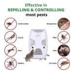 Anubhav Janni Pest Repelling Aid Electronic Home  Rodent Mosquito Cockroaches Ants Spider Insect Control Electric Magnetic Ultrasonic Indoor Rat Sensor Repellent Machin Cockroach (Pack Of 1 Pcs) - Image 3