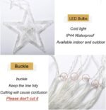 Anubhav Janni Star Light 5+5 Curtain Lights With Stars Small Stars Lighting Modes USB Powered Indoor Outdoor Parties Bedrooms Party Home Home Living Room Weddings (Pack Of 1 Pcs) - Image 2