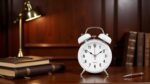 Anubhav Janni Twin Bell White Clock Table Top Alarm Night LED Light Display Bedroom Heavy Sleepers Kids Students Vintage Analog Slippers Loud Ideal Student Bedside Home Office (Pack Of Pcs) - Image 3