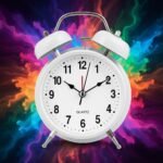 Anubhav Janni Twin Bell White Clock Table Top Alarm Night LED Light Display Bedroom Heavy Sleepers Kids Students Vintage Analog Slippers Loud Ideal Student Bedside Home Office (Pack Of Pcs) - Image 8