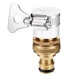 Anubhav Janni Pipe Connector Universal Tap Set Brass Quick Release Coupling For Taps Faucet Adapter Garden Hose Fitting Coupling Faucets (Pack Of 1 Pcs)