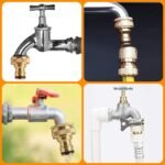 Anubhav Janni Pipe Connector Universal Tap Set Brass Quick Release Coupling For Taps Faucet Adapter Garden Hose Fitting Coupling Faucets (Pack Of 1 Pcs) - Image 3