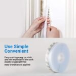 Anubhav Janni Door Tape Seal Strip 3 Meter Window Strip Weather Stripping Strips Stripping Doors Windows Silicone Self Adhesive Strip Door Bottom Gap Sealer Sealing Home Bathroom (Pack Of 1 Pcs) - Image 4