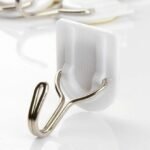 Anubhav Janni Abs Plastic White Hook Sticker Self Adhesive Wall Hooks Waterproof Sticky Hanging Capacity Max Multipurpose Home Storage Sticker Mount Hanger (Set Of 10 Pcs) - Image 2