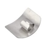 Anubhav Janni Finger Guard  Stainless Steel Finger Cutting Protector Hand Guard Safe Chopping Slice Kitchen Tool For Vegetables Knife Protection (Set Of 2 Pcs) - Image 7