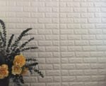 Anubhav Janni Brick Wallpaper Sticker White (77*70cm) Natural Ocean Wallpaper Waterproof Oil Proof Self Adhesive Stickers Furniture Kitchen Cabinets Tabletops Home Office (Pack Of 1 Pcs) - Image 4