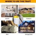 Anubhav Janni Mouse Trap Bucket Lid Auto Reset Rat Reusable Door Style Multi Catch Mice Control Traps No Mess Touch Mess Free Solution For Indoor Outdoor Home (Pack Of 1 Pcs) - Image 2