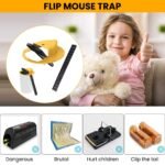 Anubhav Janni Mouse Trap Bucket Lid Auto Reset Rat Reusable Door Style Multi Catch Mice Control Traps No Mess Touch Mess Free Solution For Indoor Outdoor Home (Pack Of 1 Pcs) - Image 7