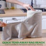 Anubhav Janni Microfiber Cleaning Cloth Roll Reusable Paper Towels Washable Tear Away For Kitchen Car Tear Away Super Absorbent Lint Free Rags Kitchen Car Garage And Home (Pack Of 1 Pcs) - Image 9