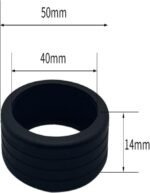 Anubhav Janni Luggage Wheel Cover Trunk Cover Silent Noise Reduction Silicone Protector Trolley Shock Absorption For Bag Suitcase Most Spinner Bag Chair Office Chair (Pack Of 1 Pcs) - Image 6