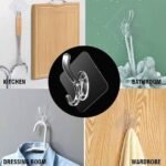 Anubhav Janni S Shape List Hanging Hook Wall Hooks Hanger Clothes Strong Self Adhesive Magic Sticker Home Kitchen Bathroom Bedroom Door Organizers Waterproof  Towel Office (Set Of 5 Pcs) - Image 7