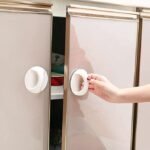 Anubhav Janni Self Adhesive Cabinet Door Handle Handle Versatile Pull Knob For Sliding Door Cupboard Drawer Window Home Kitchen Window To Convenient Opening Polished Cabinet (Set Of 3 Pcs) - Image 4