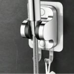 Anubhav Janni Shower Handle Holder Head Holder Adhesive Strength Wand Adjustable Angle Bathroom Toilet Nail Wall Mount Bracket Hand Screw Free Super Strong Comes Hook (Pack Of 1 Pcs) - Image 3