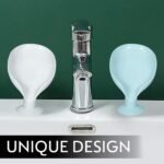 Anubhav Janni Suction Cup Soap Holder Bathroom Tray With Drain Wall Mount Leaf Shape Self Draining Dish Easy Clean Bathroom Kitchen Bathtub Basins No Drill Bar And Sink (Set Of 3 Pcs) - Image 3