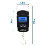 Anubhav Janni Luggage Scale LCD Dual Accuracy Portable Electronic Mini Digital Hanging Balance Handy Pocket Weight Machine Home Shop Traveling Kitchen Scale Kitchen Machine (Pack Of 1 Pcs) - Image 6
