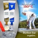 Anubhav Janni AB Metal Repair Gel (25+25gm) Scrubbing Strong Glue Heat Resistant Cold Weld Plastic Paste Universal Glue For Aluminum Chrome Stainless Steel Repairing Tube (Pack Of 1 Pcs) - Image 4