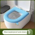 Anubhav Janni Toilet Seat Cushion Silicone Cover Cushion Foldable Portable Design  Kid Toddlers Non Slip Waterproof Washable Reusable Toilets Travel Public Waterproof Bathroom (Pack Of 1 Pcs) - Image 3