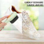 Anubhav Janni Shoe Cleaning Brush Liquid Dispenser Soft Bristle Hand Scrub Built in Drain Hole Hanging Loop Automatic Soap Dispenser Scrubber Clothes Washing Box Clothes (Set Of 2 Pcs) - Image 3