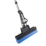 Anubhav Janni Squeeze Sponge Mop Switch With Handle Manual Wet Dry Cleaning Easy Water Release Suitable Floors Tiles Mechanism Self Wringing Floor Tiles Wood Stainless Steel (Pack Of 1 Pcs) - Image 2