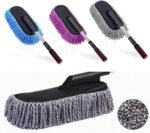 Anubhav Janni Car Cleaning Brush Duster Extendable Long Handle Microfiber Duster Exterior Scratch Free Tool Vehicles Soft With Wet Dry Surface Cleaner Home (Pack Of 1 Pcs) - Image 6