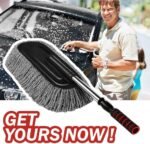 Anubhav Janni Car Cleaning Brush Duster Extendable Long Handle Microfiber Duster Exterior Scratch Free Tool Vehicles Soft With Wet Dry Surface Cleaner Home (Pack Of 1 Pcs) - Image 7