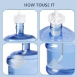 Anubhav Janni Can Cleaning Brush Water Rotating Nylon Bristle Wet Dry Bottle Dispensers Jars Containers Can Jar Cleaner Corner Rounded Extra Long Kitchen Home Soft Bristle Cup (Pack Of 1 Pcs) - Image 2