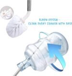 Anubhav Janni Can Cleaning Brush Water Rotating Nylon Bristle Wet Dry Bottle Dispensers Jars Containers Can Jar Cleaner Corner Rounded Extra Long Kitchen Home Soft Bristle Cup (Pack Of 1 Pcs) - Image 4