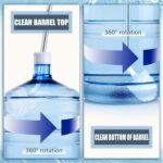 Anubhav Janni Can Cleaning Brush Water Rotating Nylon Bristle Wet Dry Bottle Dispensers Jars Containers Can Jar Cleaner Corner Rounded Extra Long Kitchen Home Soft Bristle Cup (Pack Of 1 Pcs) - Image 9