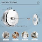 Anubhav Janni Stainless Steel Retractable Adjustable Clothesline Hanging Washing Line Wall Mounted Wire Clothes line Laundry Drying Rope Indoor Outdoor Balcony Durable Cloth (Pack Of 1 Pcs) - Image 9