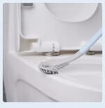Anubhav Janni Golf L Shape Toilet Brush Silicone Cleaner Flexible For Quick Cleaning Of Home Kitchen Bathroom Toilet Wash Basin Daily Long Handle L Shape Head Deep Corners (Set Of 2 Pcs) - Image 2
