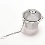 Anubhav Janni Tea Stainer Big Stainless Steel Teapot Green Tea, Coffee Mesh Ball Infuser Filter Strainer Premium Tea Steeper for Loose Leaf Herbal Spices Seasonings (Pack Of 1 Pcs)